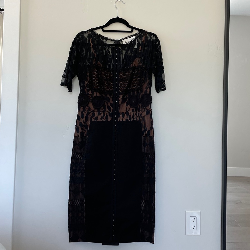Anthropologie black dress